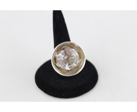 Niels Erik N. E. from .925 sterling silver MCM modernist ring Size K (18g)