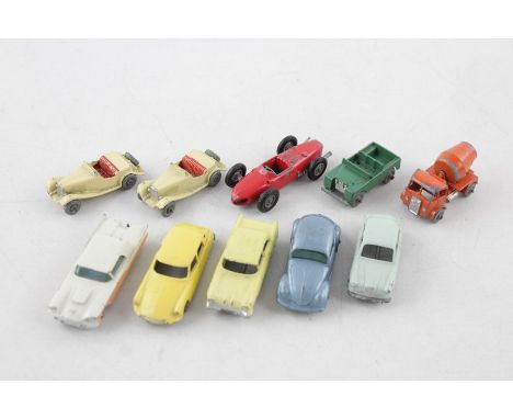 10 x Vintage lesney diecast toy models Inc. ford thunderbird 75, vauxhall victor