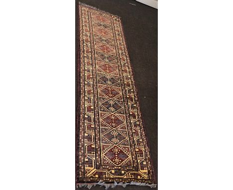 Persian rug runner measures approx 33" wide by 120" length 