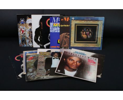 Vinyl - Approx 18 Michael Jackson / Jackson 5 LPs and 12" singles including Dangerous, Bad, Anthology and more.  Condition va