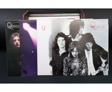 Vinyl - 18 Queen LPs spanning their career to include Queen At The Beeb, Innuendo, self titled, Queen II, A Night At The Oper