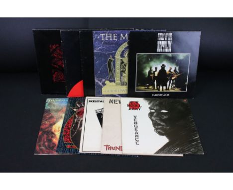 Vinyl - 7 Goth LPs and 3 12" singles to include The Sisters Of Mercy First &amp; Last &amp; Always (LP) Walk Away (US promo),