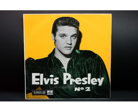 Vinyl - Elvis Presley No 2 original UK 1957 press with gold lettering on His Master’s Voice Records CLP 1105. VG+ 