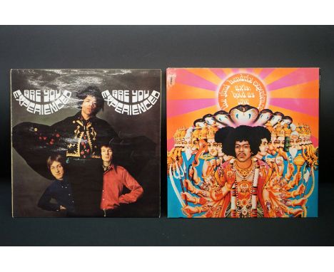 Vinyl - The Jimi Hendrix Experience - 2 original UK pressing albums to include:  Axis Bold As Love (original UK 1967 1st pres