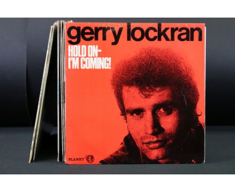 Vinyl &amp; Autograph - Mod / Garage / Beat - 9 original UK pressing rarities albums to include: Gerry Lockran - Hold On I’m 