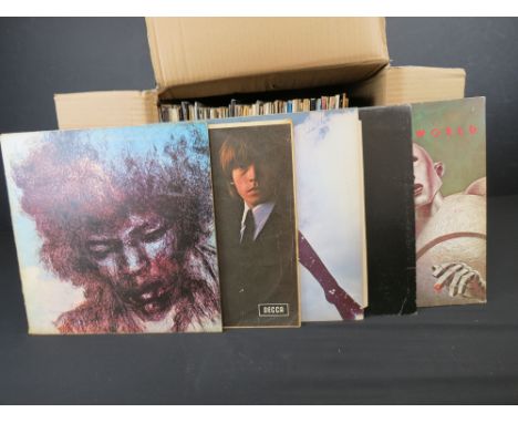 Vinyl - Over 70 Rock &amp; Pop LP's including Jimi Hendrix, Rolling Stones, Free, Queen, T-Rex, Prince, Genesis, The Who, Gip