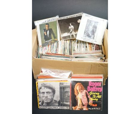 Vinyl - Over 200 Rock &amp; Pop 7" singles including a large selection from The Who featuring EPs and foreign pic sleeves, T-