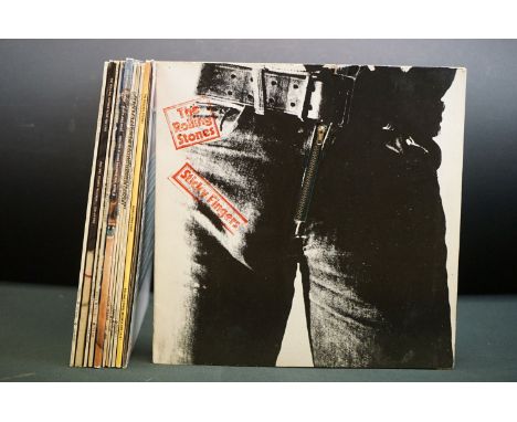 Vinyl - 12 Rolling Stones LPs to include Let It Bleed, Love You Live, Some Girls, Satanic Majorities, Black &amp; Blue, Flowe