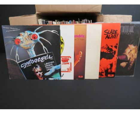 Vinyl - Over 70 Rock &amp; Pop LP's including Roger Taylor, Velvet Underground, Jimi Hendrix, Fleetwood Mac, Kate Bush, The W