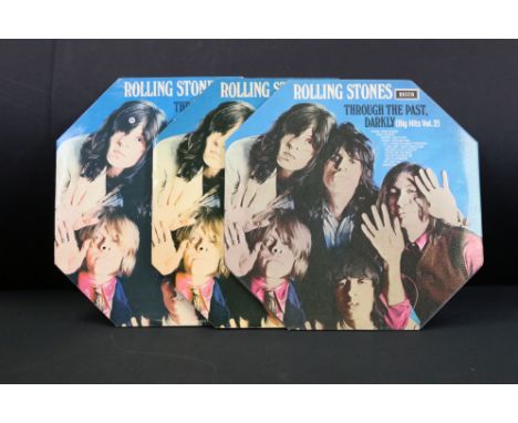 Vinyl - Three Rolling Stones Through the Past Darkly LPs to include 1 x LK5019 mono and 2 x SKL5019 stereo, all unboxed Decca