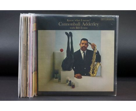 Vinyl - Jazz / Bop - 13 original, mainly UK pressing albums by Cannonball Adderley, to include: Know What I Mean? with Bill E