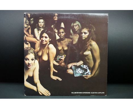 Vinyl - Jimi Hendrix Electric Ladyland rerelease on Polydor SPDLP3 rerelease on red Polydor label, black inners.  Vg+ 