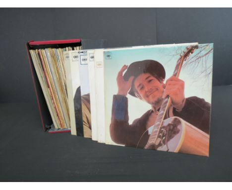 Vinyl - Over 40 Bob Dylan LPs spanning his career including duplication.  Condition varies throughout 