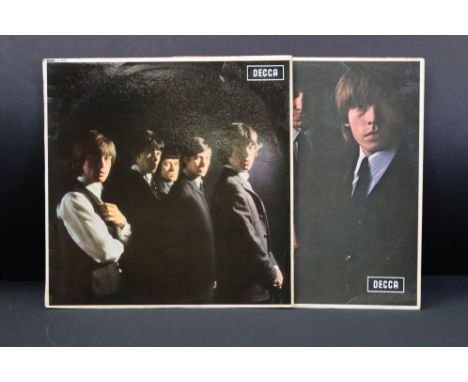 Vinyl - Two Rolling Stones LPs to include No 1 &amp; No 2 on Decca (LK4605 &amp; LK4661), both unboxed Decca red labels, firs