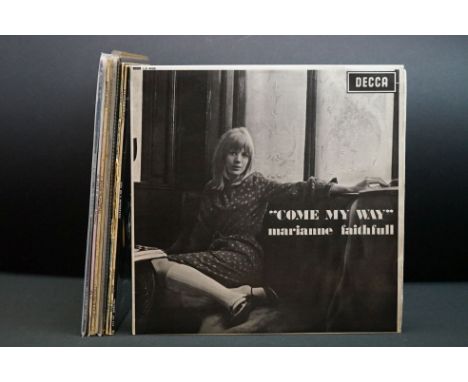 Vinyl – 10 Marianne Faithfull - 10 albums featuring original early pressings and rarities to include Come My Way (Original UK