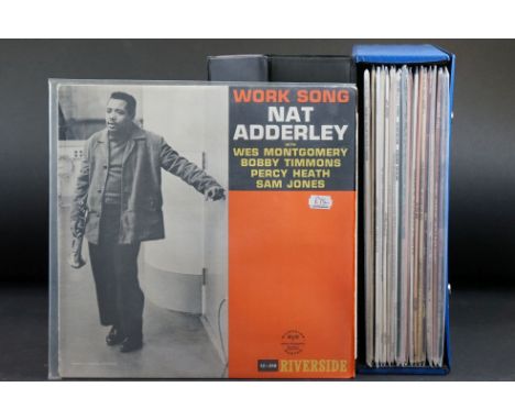 Vinyl - Jazz / Bop - 18 original USA / UK pressing albums on Riverside Records, Prestige Records and Contemporary Records, in