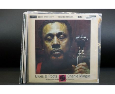 Vinyl - Jazz - 5 original Charlie Mingus albums, to include: Blues And Roots (original UK, Mono, LTZ-K 15194) sleeve VG / VG+