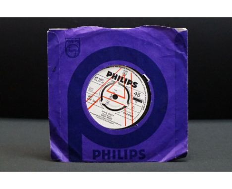 Vinyl - David Bowie original Space Oddity 7" promo single on Philips BF 1801 / 304 201 BF.  Vinyl has light scuffs and scratc