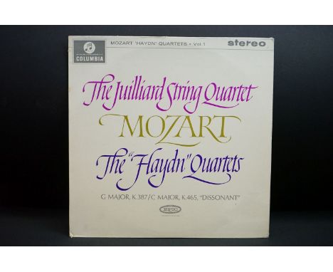 Vinyl - Classical - The Juilliard String Quartet - Mozart, The “Hayden” Quartets Vol. 1. Original UK ED1 Stereo, Silver Green