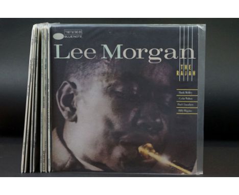 Vinyl - Jazz / Blue Note - 9 rare French pressing Blue Note albums, to include: Lee Morgan - The Rajah (1984 French, BST 8442