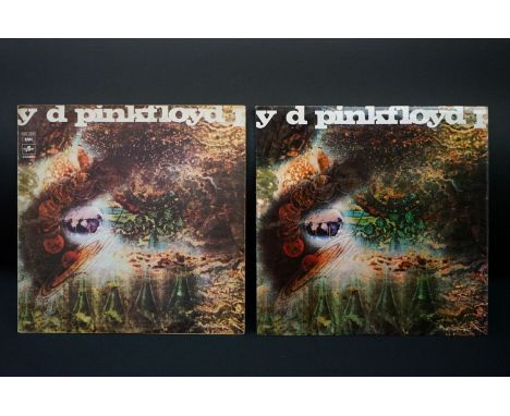 Vinyl – Two copies of Pink Floyd A Saucerful Of Secrets to include an original UK 1969 press with one box EMI on Columbia Rec