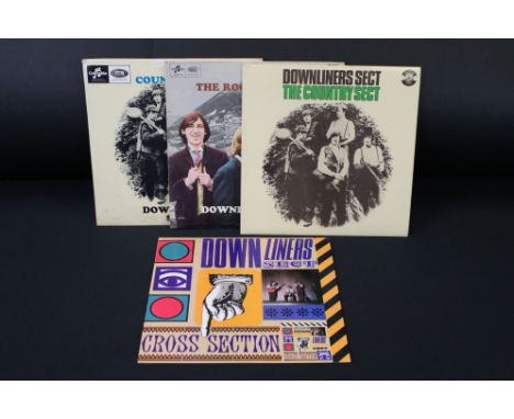 Vinyl - Beat / Mod - The Downliners Sect, 4 rare albums to include: The Country Set (original UK 1965 1st pressing, Columbia 