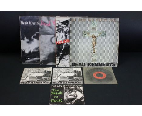Vinyl - Punk - Dead Kennedys 2 albums, 2 12” and 4 7” singles, to include Fresh Fruit For Rotting Vegetables (UK Pressing),  