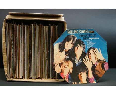 Vinyl - Approx 100 rock &amp; pop LPs including Rolling Stones, David Bowie x 8, Lou Reed, Bruce Springsteen, George Michael,