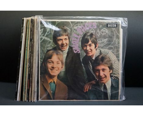 Vinyl – 15 Small Faces albums featuring original early examples and foreign pressings, to include Small Faces (UK original 1s