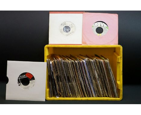 Vinyl - Approx 100 soul / funk / R n B 7" singles including US pressings and promos including Barrabas, Peter Brown, Saturday