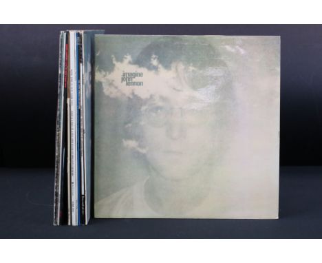 Vinyl - 12 John Lennon &amp; YokoOno LPs &amp; a 12" single to include 2 x Imagine both with poster &amp; postcard, Unfinishe