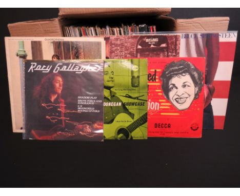 Vinyl - Over 70 Rock &amp; Pop LP's including The Who, Rory Gallagher, Bruce Springsteen, Queen, Kate Bush, Fleetwood Mac, Br