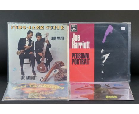 Vinyl  &amp; Autograph - British Jazz - 4 original UK pressing albums, by Joe Harriott, to include: Personal Portrait (origin