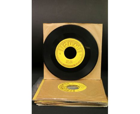 Vinyl - Rock ’N’ Roll / Sun Records - 10, mainly original Sun records 7” singles by Jerry Lee Lewis, to include, SUN 259, 2 c
