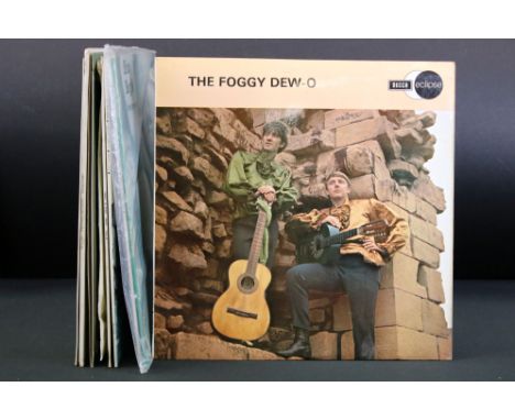 Vinyl – 9 rare folk albums including private pressings and a test pressing to include The Foggy Dew-O (UK, Decca Eclipse), Er