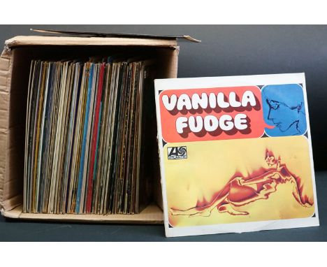 Vinyl - Around 70 Rock, Pop &amp; Folk LPs to include The Rolling Stones, John &amp; Yoko, Dave Edmunds, Vanilla Fudge etc, s