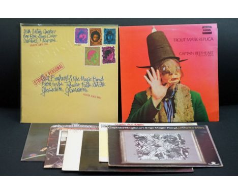 Vinyl – 8 Captain Beefheart &amp; His Magic Band albums to include Strictly Personal (Original UK Mono), Trout Mask Replica (