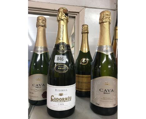 4 BOTTLES OF DRY CARVA SPARKLING WINE