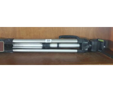 PAIR OF TELESCOPIC CAMERA TRIPODS