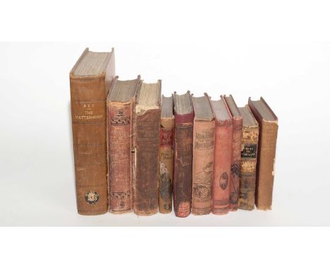 A collection of hardback books relating to travel and mountaineering, titles including: Hope (R. Ascott) Romance of the Mount