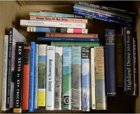 A selection of books relating to Scotland, titles including: A Voyage to St. Kilda, by M. Martin; Colonsay, by Murdoch McNeil