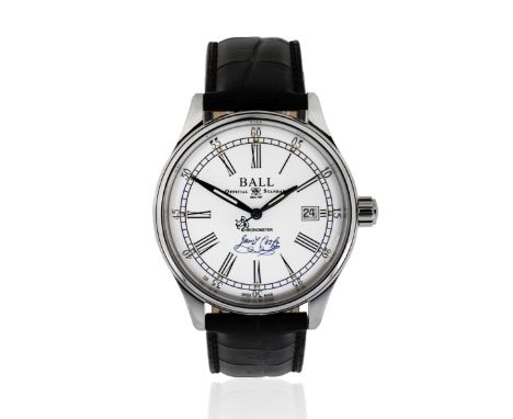Ball Watch Co. A Limited Edition stainless steel automatic calendar wristwatchModel: Trainmaster Endeavour ChronometerReferen