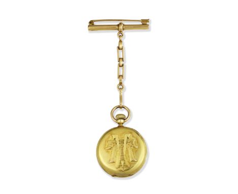 Patek Philippe &amp; Co. A Genève. A continental gold keyless wind open face pocket watch retailed by Jurerembold &amp; Fils,