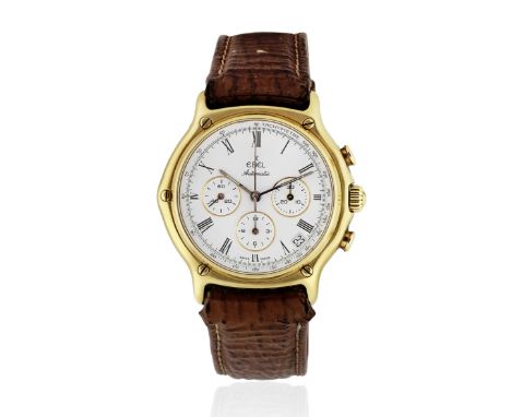 Ebel. An 18K gold automatic calendar chronograph wristwatchModel: 1911 El Primero ChronographReference: 8134901Date: Circa 19