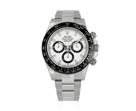 Rolex. A stainless steel automatic chronograph bracelet watchModel: Cosmograph DaytonaReference: 116500LNDate: Purchased 5th 