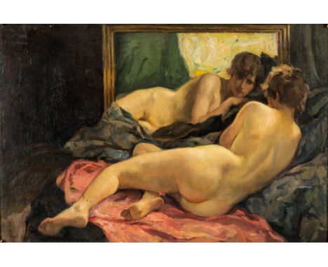 1886 Schönau/Heidelberg - 1948 Karlsruhe. Studium an der  Karlsruher Kunstakademie, Meisterschüler bei Friedrich Fehr. Öl/Pap