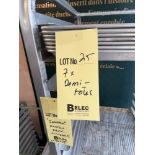 (7) Toles demi toles QUANTITÉ X PRIX MISÉ (x7)