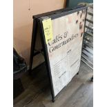 Enseigne Publicitaire, en Métal, 40'' x 24''