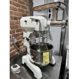 Malaxeur commerciale EUROBIB, mod: M20A, 20qt, avec Garde avec Hachoir & Accessoires