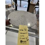 Lazy Susan pierre TERRAZZO, 14'' diam.